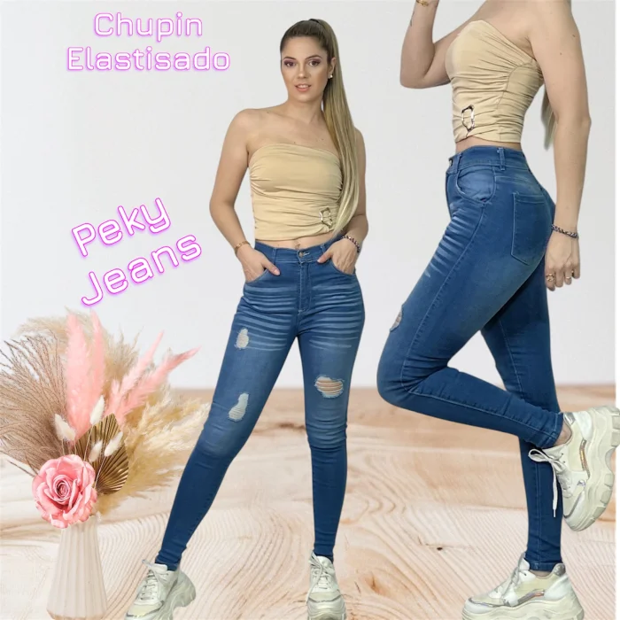 Jeans Chupin Elastisado