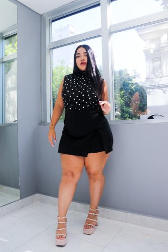 Talles 48 al 56 - Remate Total - Short Pollera Cesia - Miniatura 2