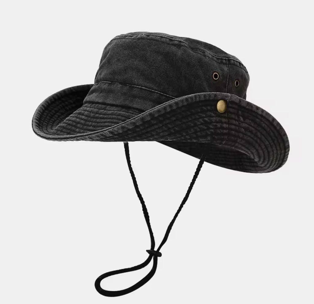 Sombrero Australiano Vintage Liso a - Imagen 2