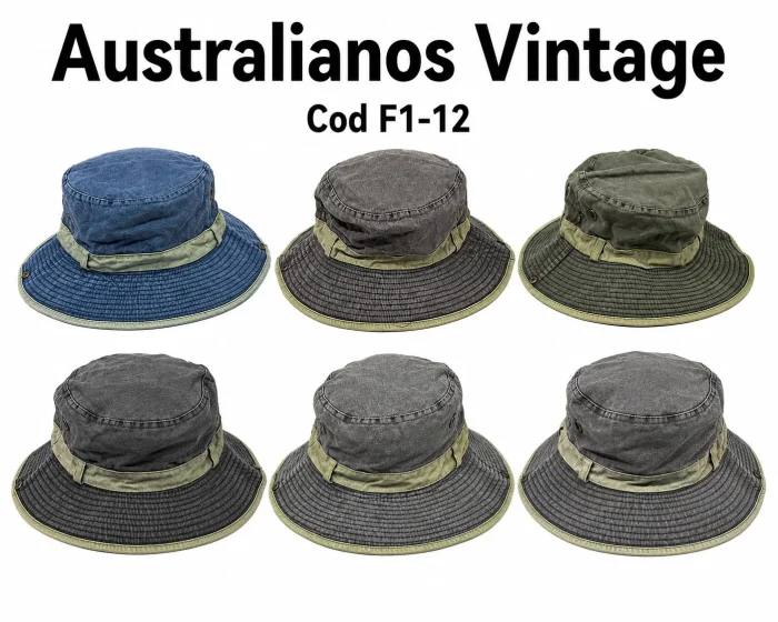 Sombrero Australiano Vintage Tira C12
