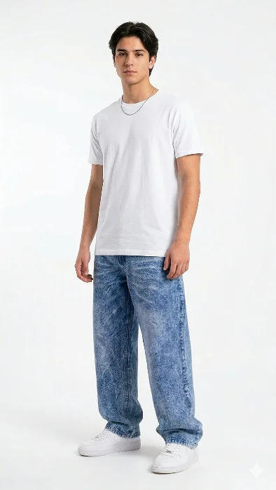 Jeans Baggy Pantalon Ancho Y2k 2000's Hombre Denim Moda Promos Mayoristas Hotsale