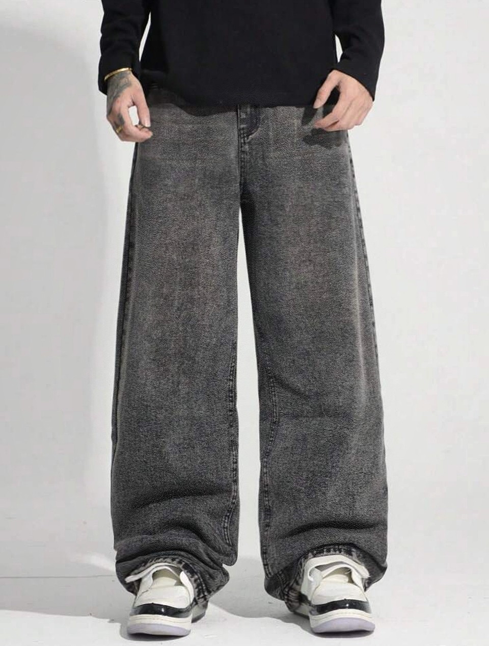 Jeans Baggy Pantalon Ancho Y2k 2000's Hombre Denim Moda Promos Mayoristas Hotsale - Imagen 3