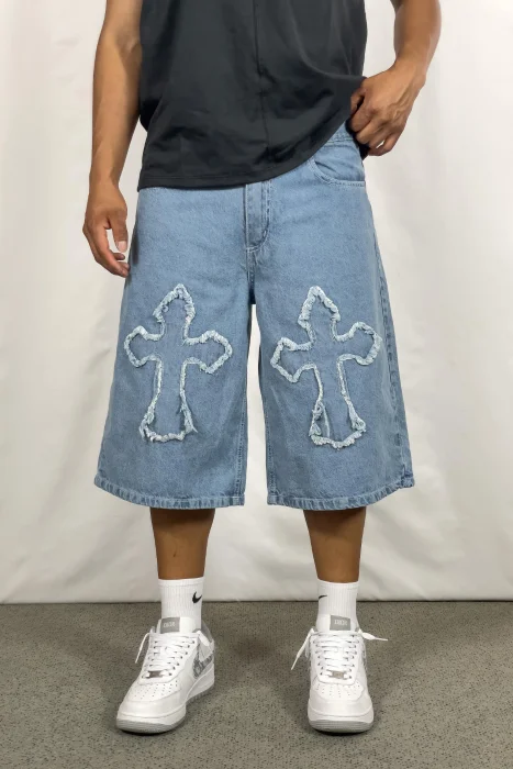 Bermuda Baggy Cruz Celeste