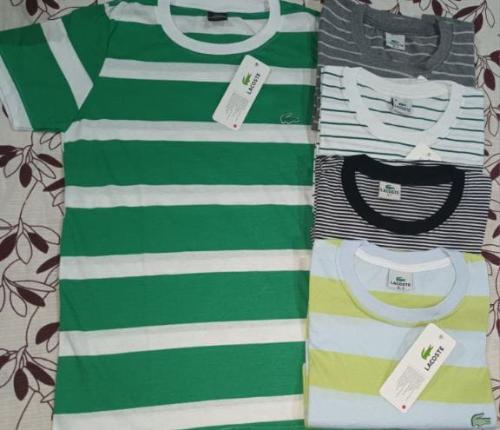 Remeras Ralladas Lacost