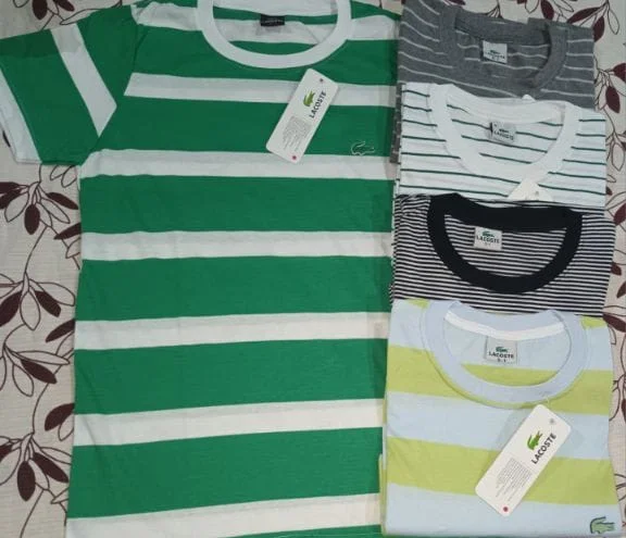 Remeras Ralladas Lacost