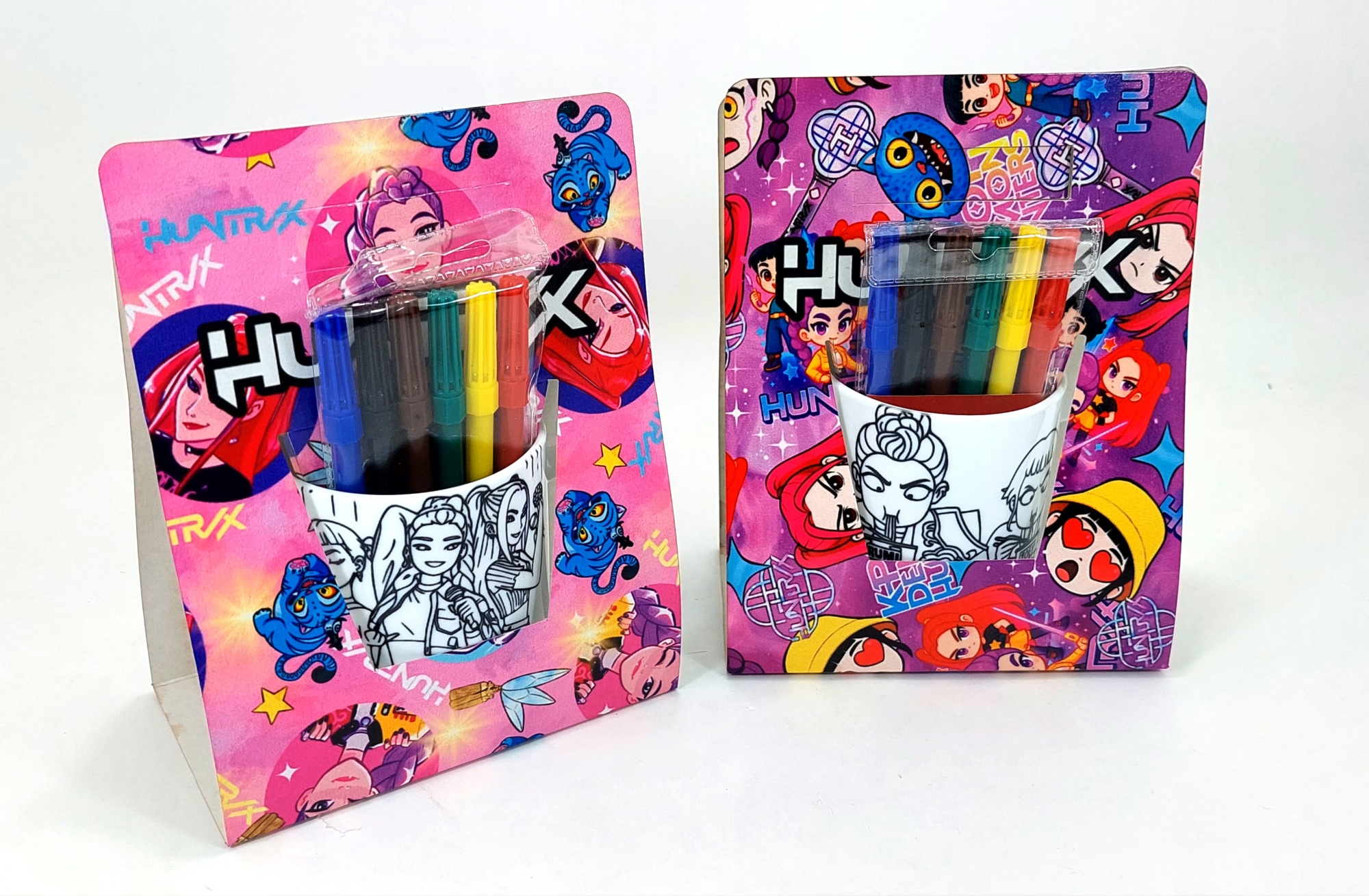 Tazas para Pintar Guerreras K Pop Huntrix - Imagen 1