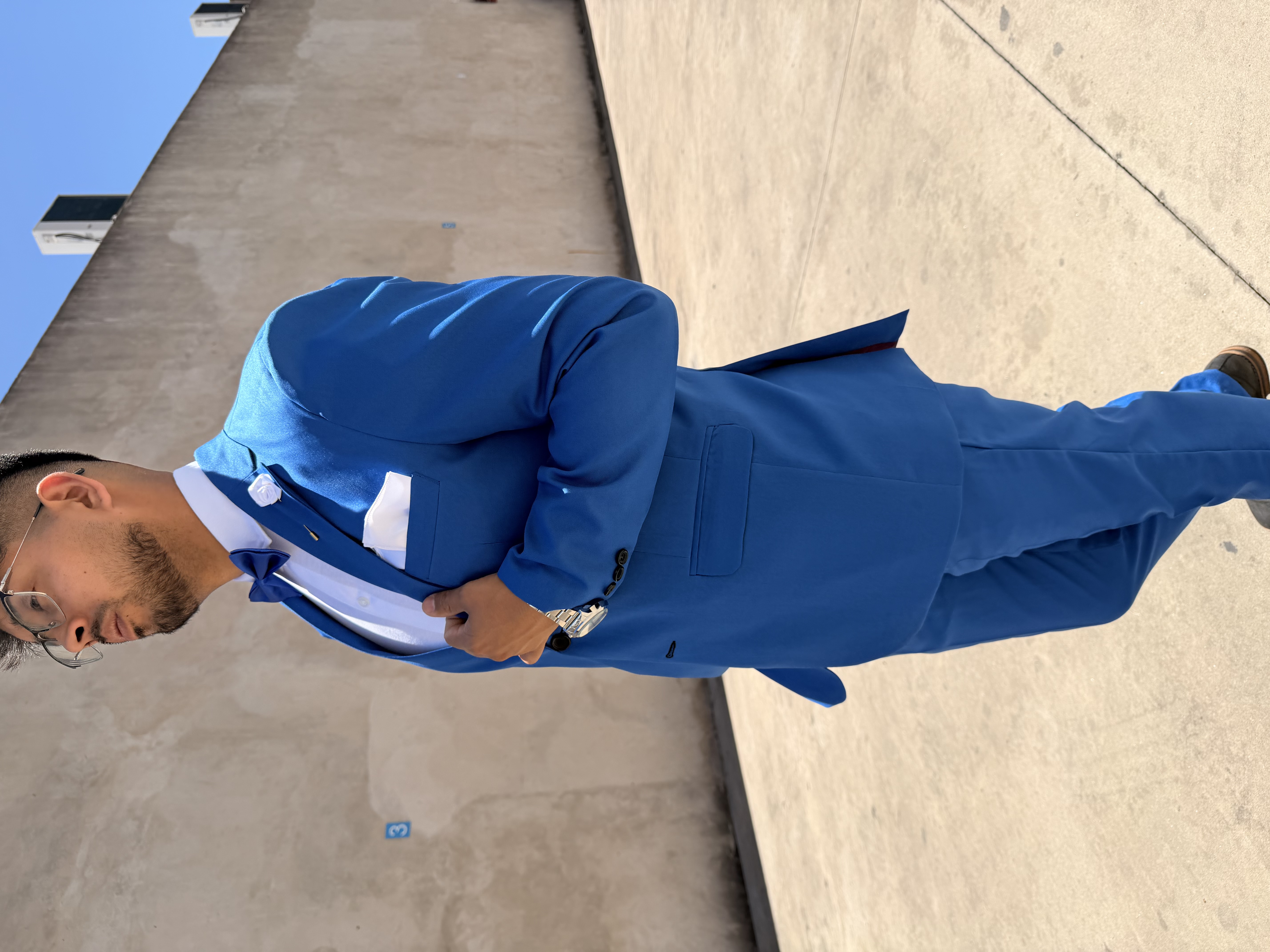 Traje  Marrón Corte Inglés de Hombre Azul Francia - IMG_4705.jpeg