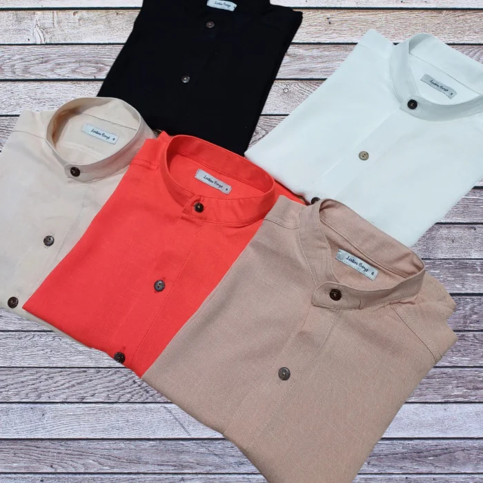 Camisa de Niño Cuello Mao