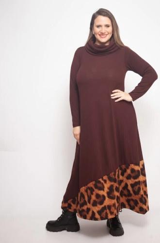 Vestido Poleron Combinado