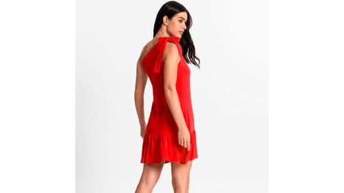 Vestido de Fiesta con Lazo
