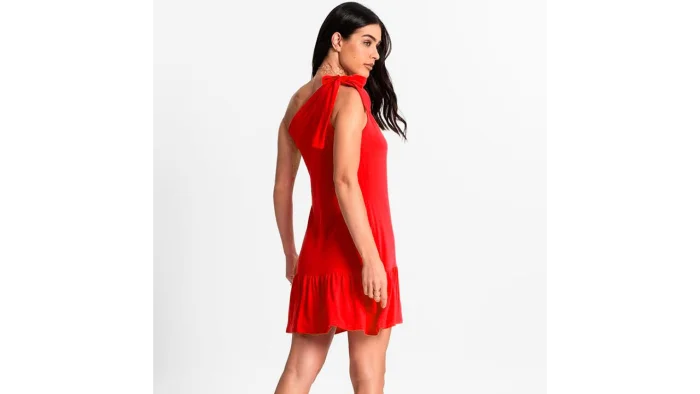 Vestido de Fiesta con Lazo