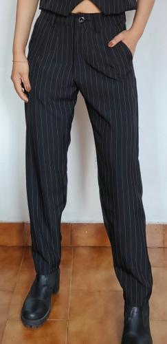 Pantalon Sastrero  Clásico Recto ( Punto Roma) - Miniatura 2