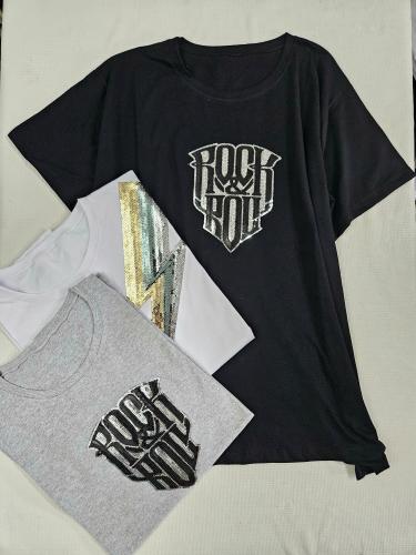 Remera Plusize con  Brillos - Miniatura 3