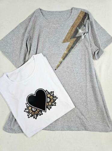 Remera Plusize con  Brillos - Miniatura 4