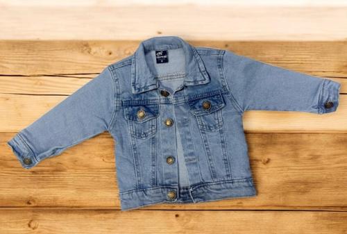 Campera Jeans Premium Bebe Elastizado