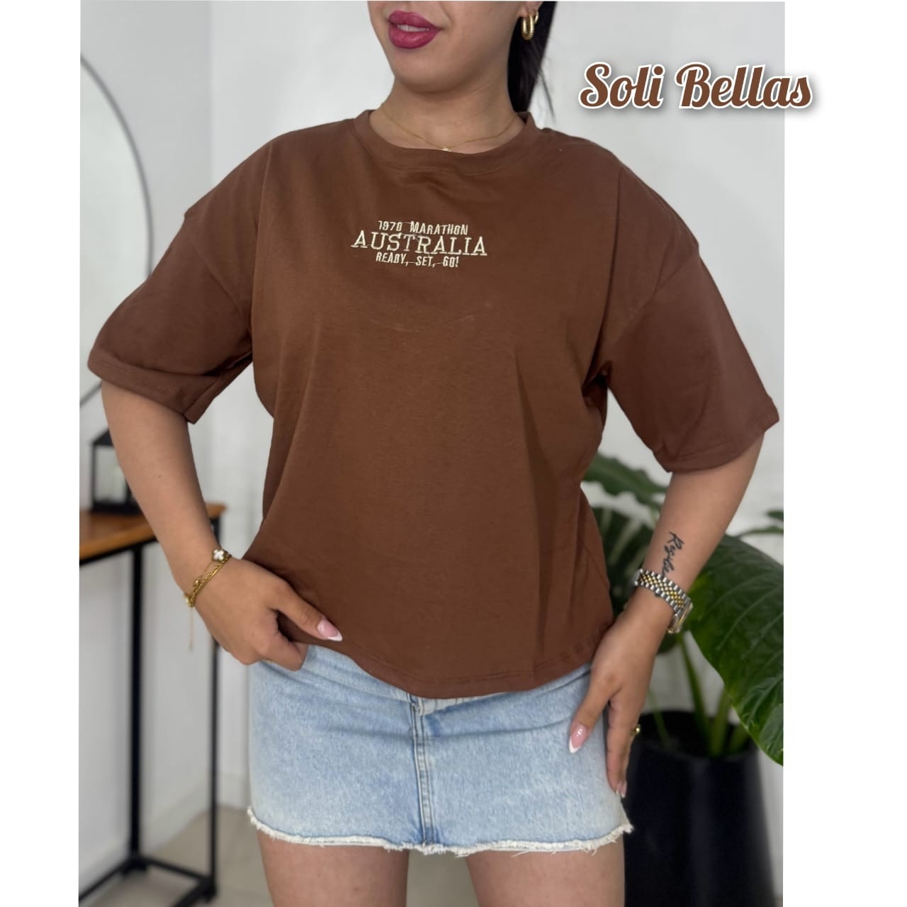 Remeras Bordadas Australia - Imagen 2