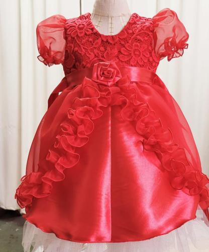 Vestido Rojo Princesa