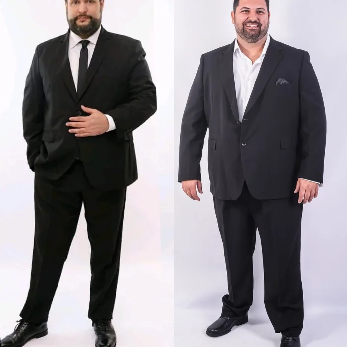 Traje de Hombre Talle Especial Negro
