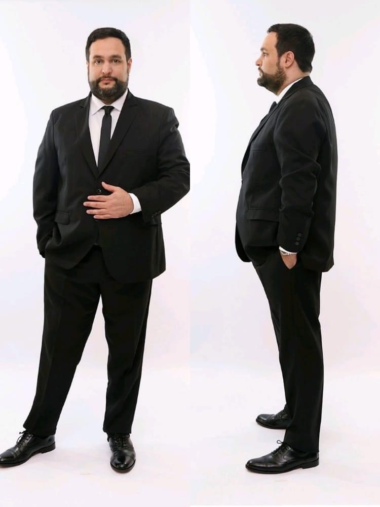 Traje de Hombre Talle Especial Negro - IMG_0546.jpeg