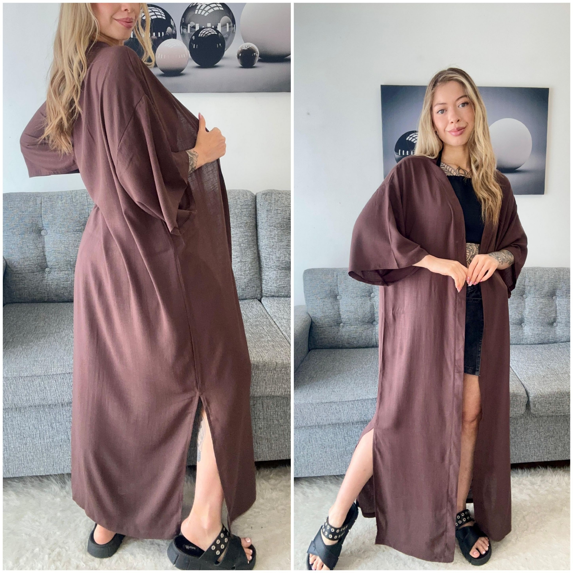 Kimonos Lino Espandex - Imagen 2