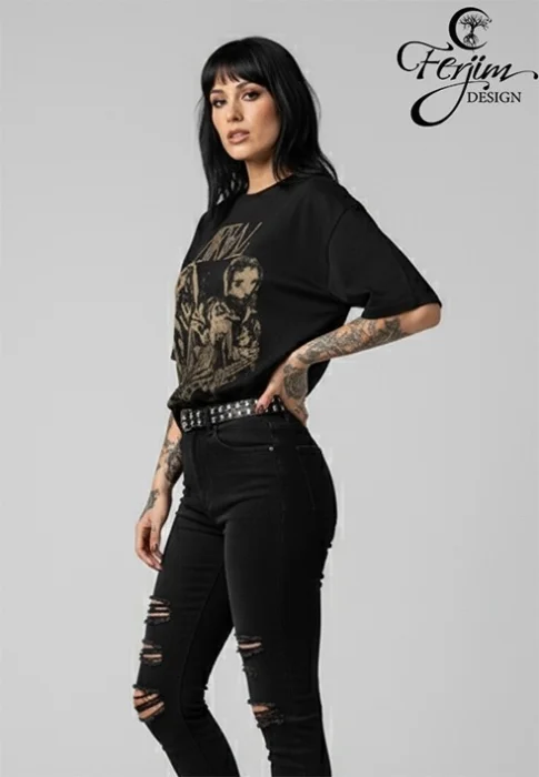 Remera Oversize Unisex - Diseño con Grabado Laser