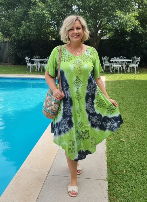 Vestido Batik Bambula Hindú