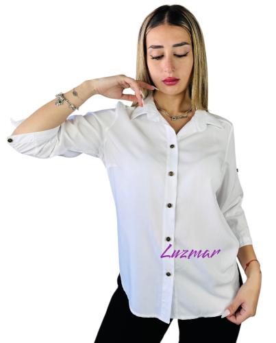 Camisas Lisas Manga 3/4