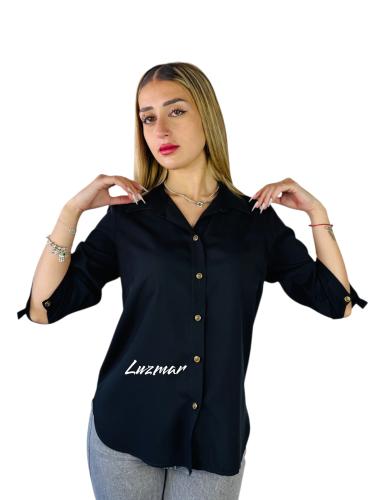 Camisas Lisas Manga 3/4 - Miniatura 3