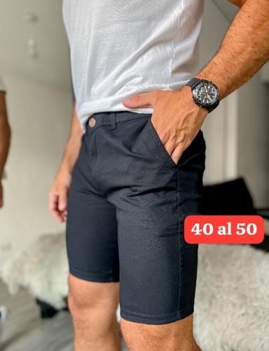 Bermudas Gabardina