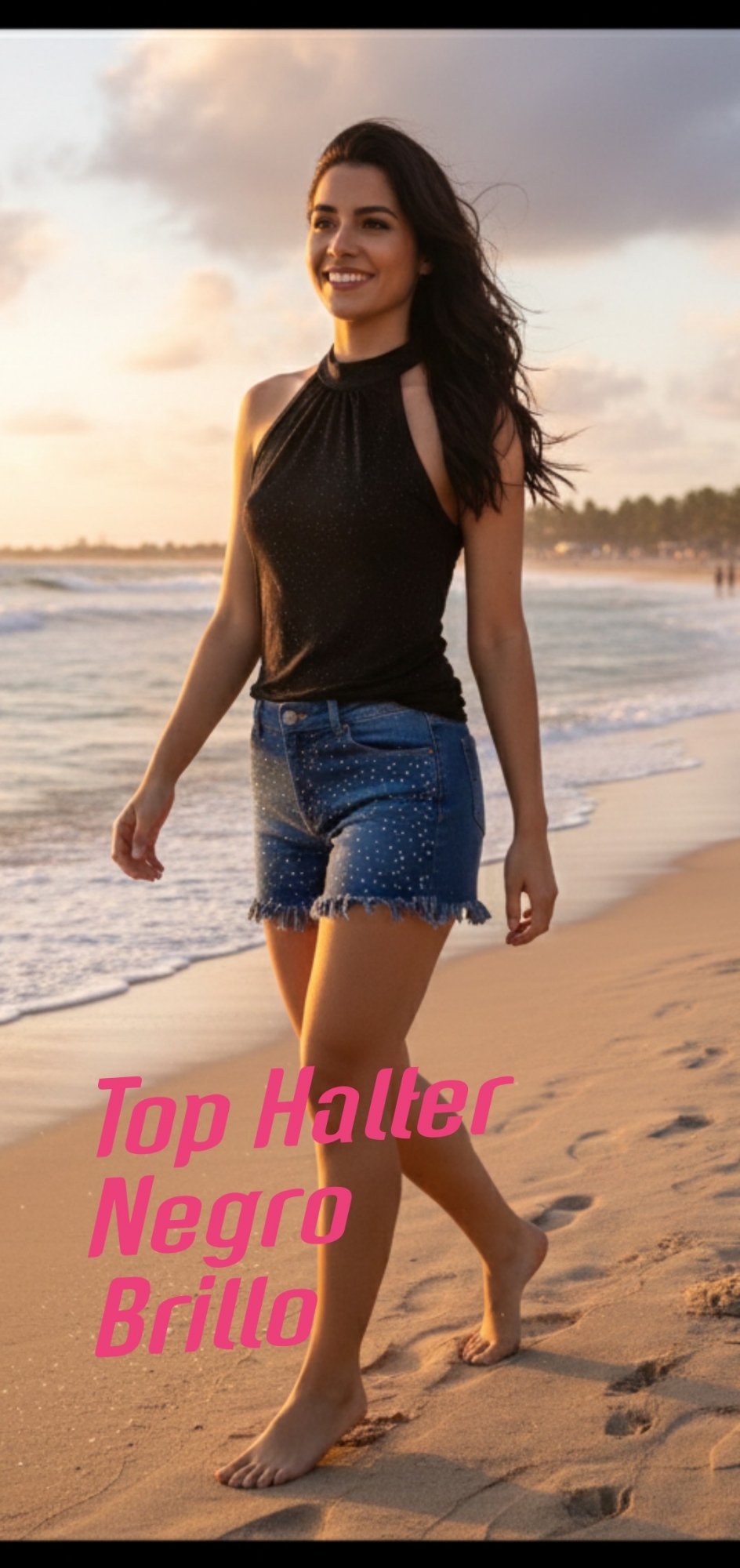 Top Halter Brillo - Imagen 3