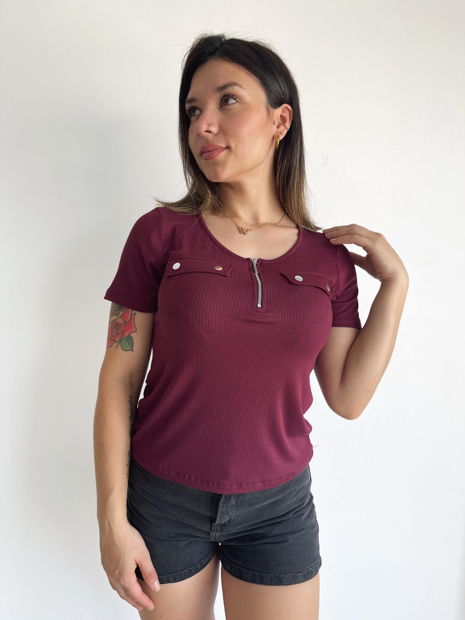 Remera con Cierre - Imagen 3