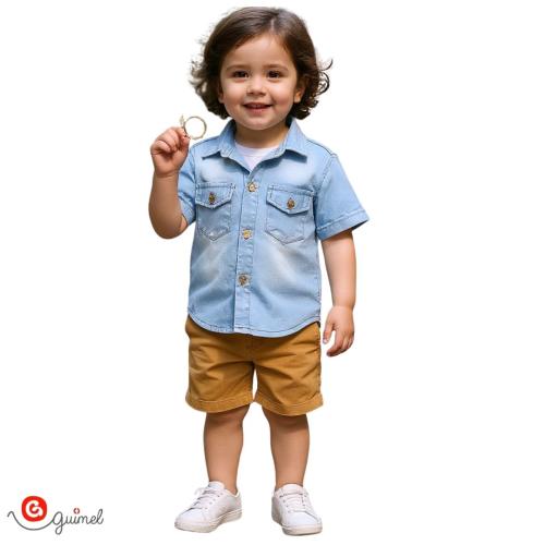 4067	camisa Bb Jean Celeste Mc