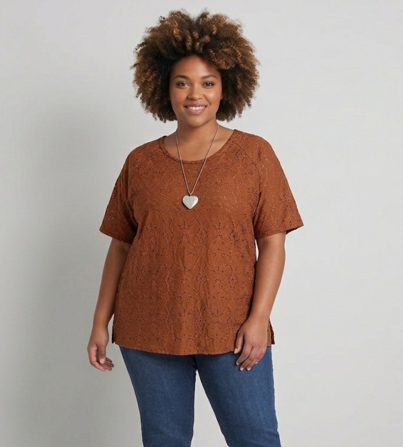 Remera Xxxl Broderí Gotita - Imagen 2