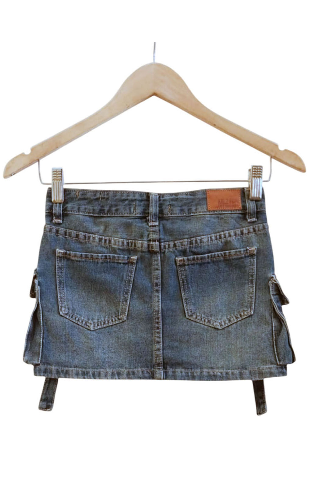 Pollera de Jeans Cargo Teens Adolecente - 30.jpg