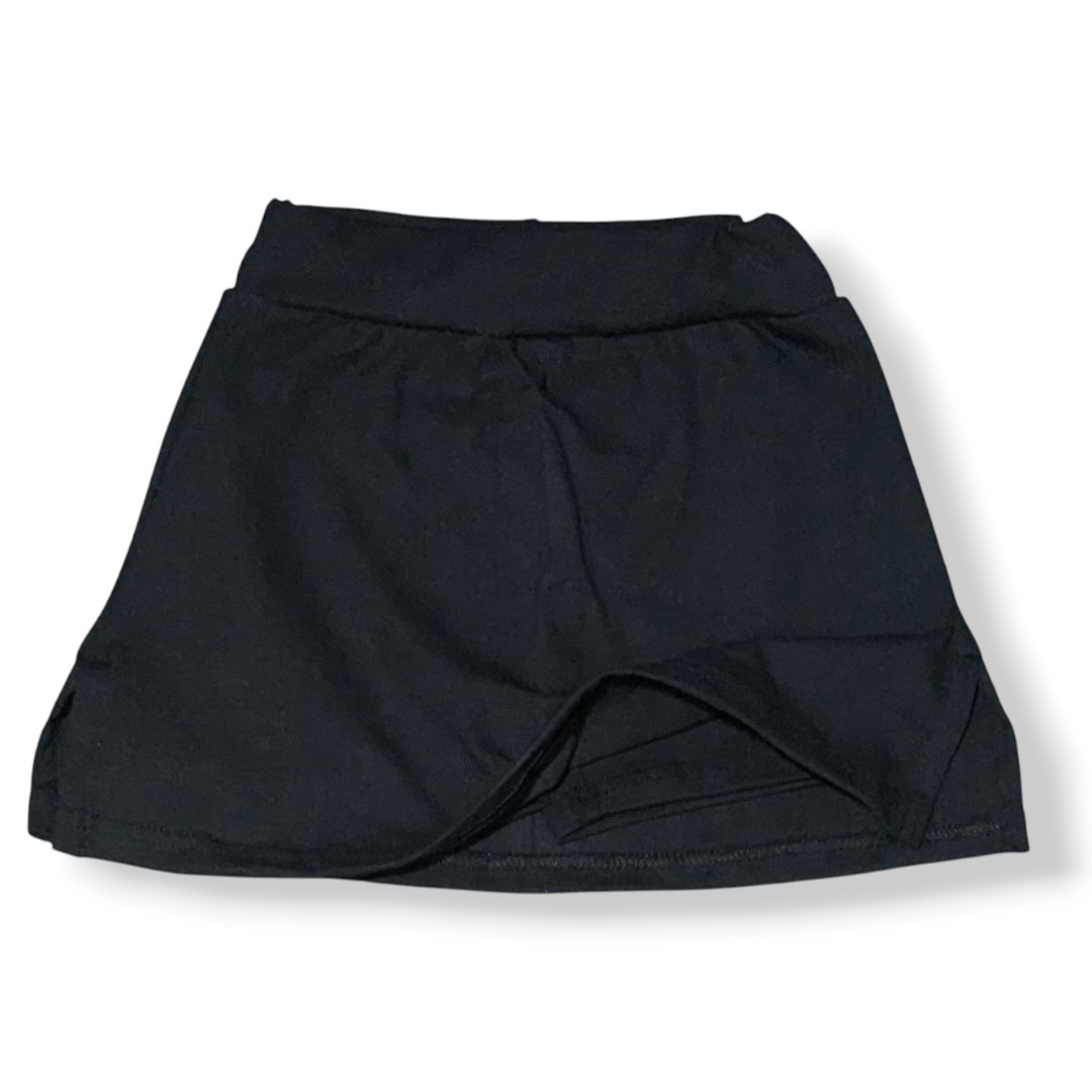 3973 	short Pollera Nenas y Teens Algodon C Lycra - 3973%20neg%202.jpg