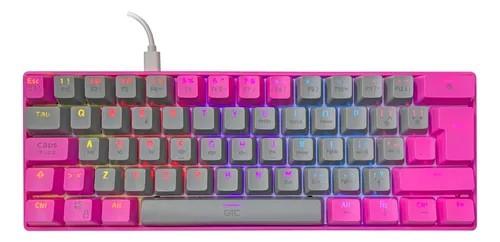 Teclado Mecanico 60% Gtc con Luces