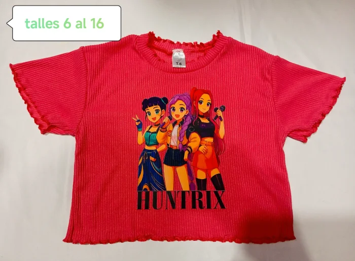 Remeras Huntrix de Morley
