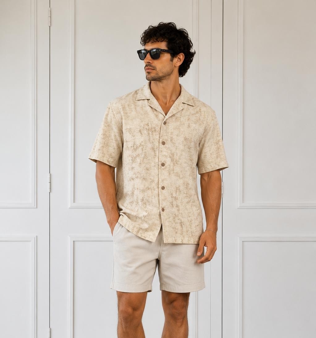 Camisa  Oversize Lino Vintage - Imagen 2