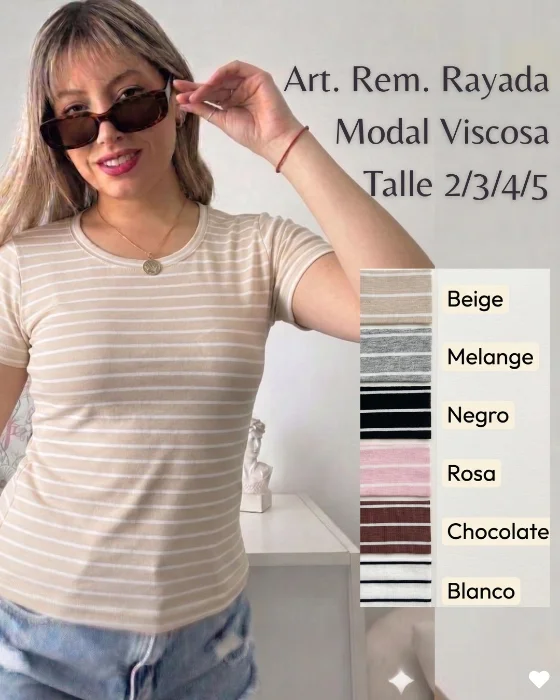 Remera Rayada
