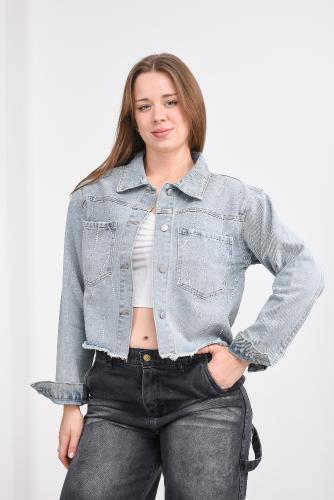 Campera Jean con Piedras - Miniatura 2