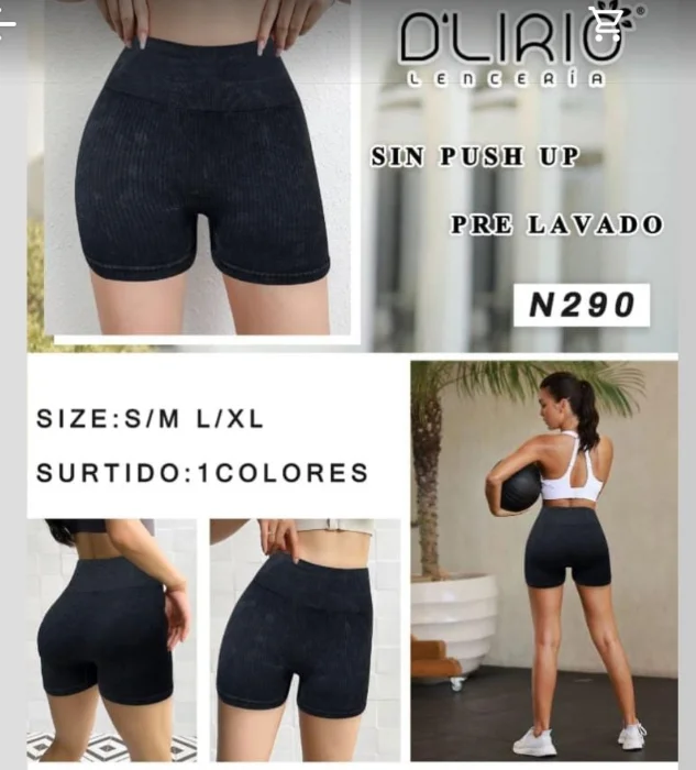 Shorts D'lirio sin Frunce. Premium