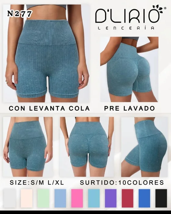 Shorts D'lirio con Frunce
