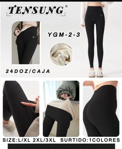 Calzas  con Peluche Tensung Negra