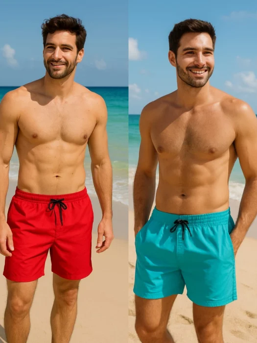 Shorts de Baño   con Suspensores