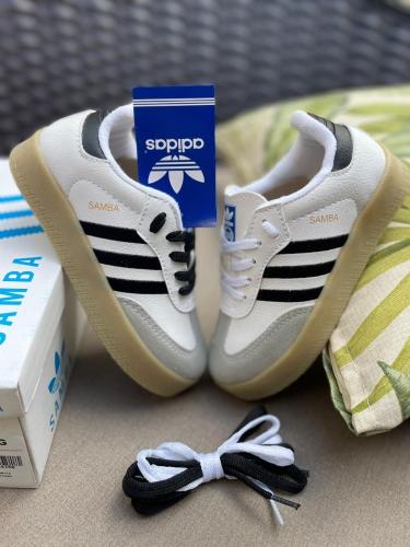 Zapatillas Importadas Infantil (de Ñiños) Samba Blanco