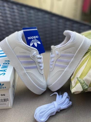 Zapatillas Importadas Infantil Samba White (de Niños)