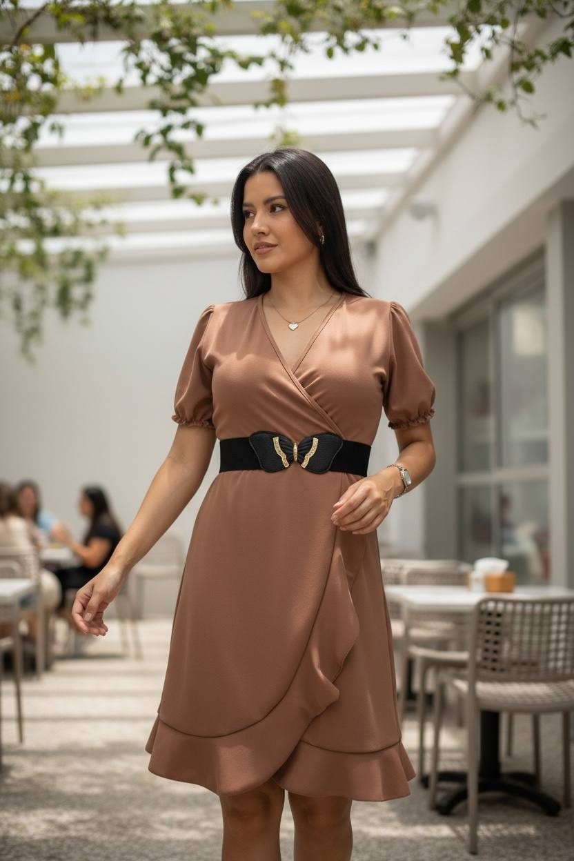 Vestido Agata de Crep Sastrero - Imagen 3