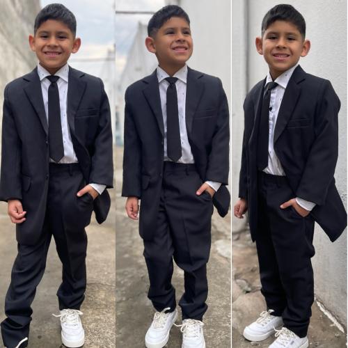 Traje de Niños para Eventos Negro