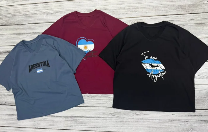Remera Boxy Arg