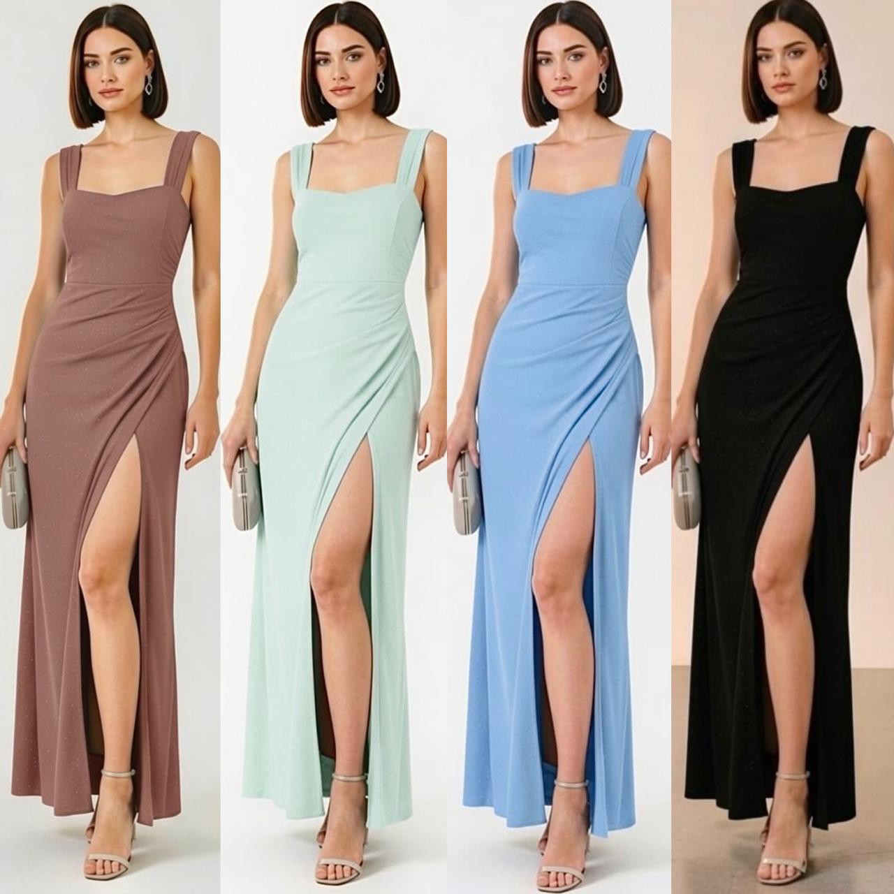 Vestido Glitter Elastizado - Imagen 3